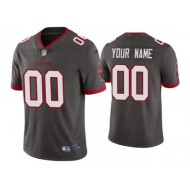 Custom Tampa Bay Buccaneers Gray Vapor Limited Jersey