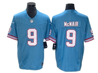 Tennessee Titans #9 Steve McNair Light Blue Throwback Vapor F.U.S.E. Limited Jersey