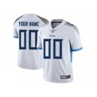 Custom Tennessee Titans White Vapor Limited Jersey