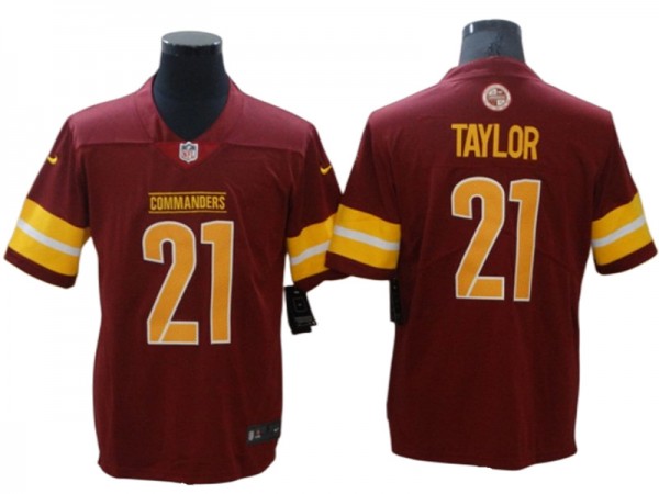 Washington Commanders #21 Sean Taylor Vapor Limited Jersey - Burgundy