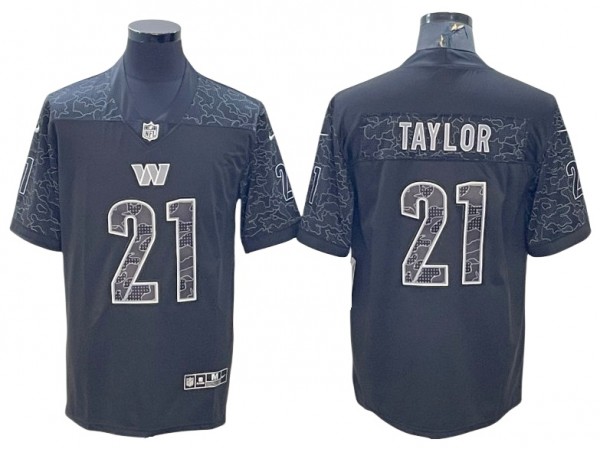 Washington Commanders #21 Sean Taylor RFLCTV Limited Jersey - Black