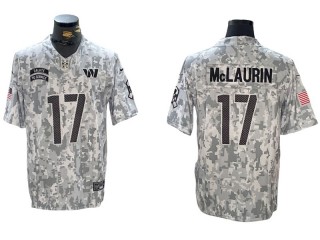 Washington Commanders #17 Terry McLaurin 2024 Salute to Service Limited Jersey