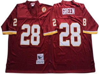 M&N Washington Redskins #28 Darrell Green Burgundy Legacy Jersey