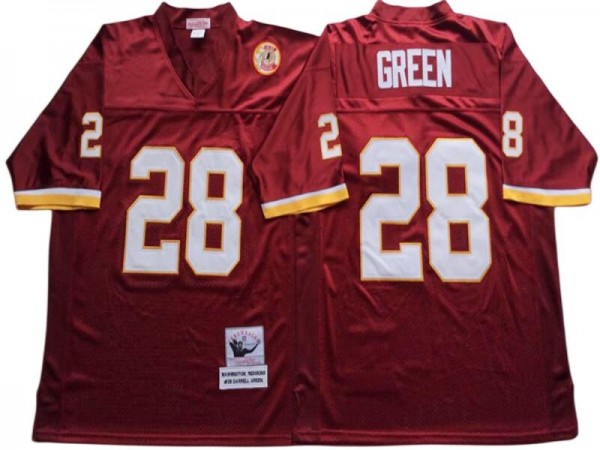 M&N Washington Redskins #28 Darrell Green Burgundy Legacy Jersey