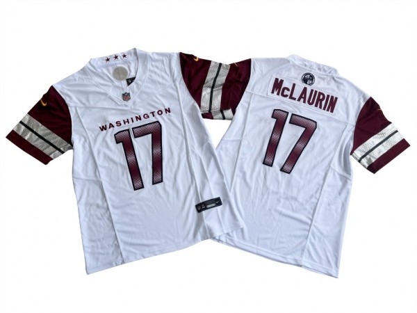 Washington Commanders #17 Terry McLaurin Vapor F.U.S.E. Limited Jersey - White