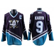 Anaheim Mighty Ducks #9 Paul Kariya Purple 2003 Vintage CCM Jersey