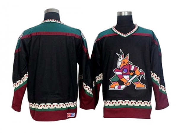 Phoenix Coyotes Blank Black 1998 Vintage CCM Jersey