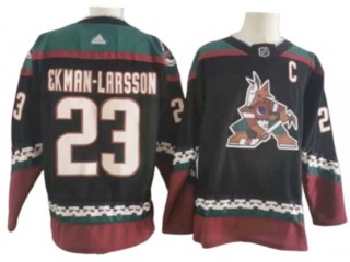 Arizona Coyotes #23 Oliver Ekman-Larsson Black Alternate Jersey