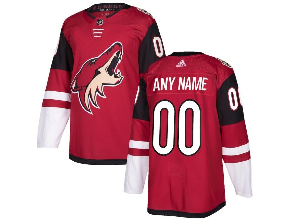 Custom Arizona Coyotes Red Home Jersey