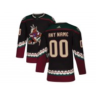 Custom Arizona Coyotes Black Third Jersey