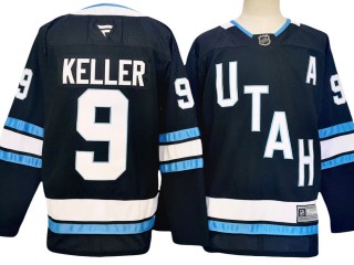 Utah Hockey Club #9 Clayton Keller 2024 Jersey - Navy