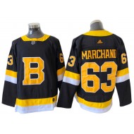 Boston Bruins #63 Brad Marchand Black Alternate Jersey