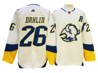 Buffalo Sabres #26 Rasmus Dahlin White Reverse Retro 2.0 Jersey