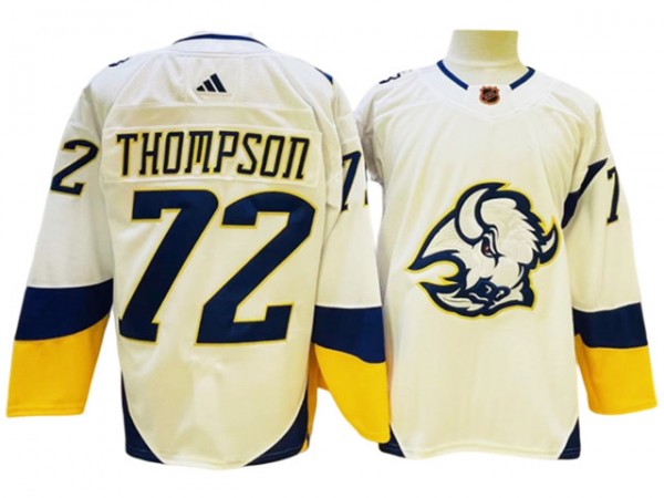 Buffalo Sabres #72 Tage Thompson White Reverse Retro 2.0 Jersey