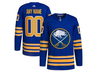 Custom Buffalo Sabres Royal Home Jersey