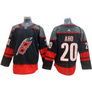 Carolina Hurricanes #20 Sebastian Aho Black Alternate Jersey