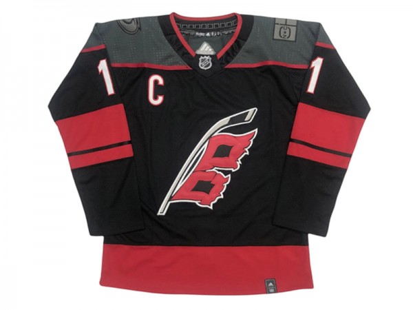 Carolina Hurricanes #11 Jordan Staal Black Alternate Jersey