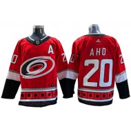 Carolina Hurricanes #20 Sebastian Aho Red 25TH Jersey