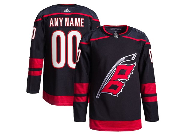 Custom Carolina Hurricanes Black Alternate Jersey