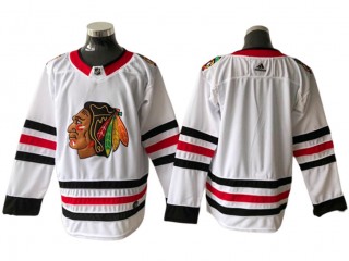 Chicago Blackhawks Blank White Away Hockey Jersey