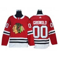 Chicago Blackhawks #00 Clark Griswold Red Home Jersey