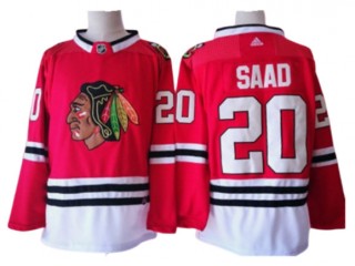 Chicago Blackhawks #20 Brandon Saad Red Home Jersey