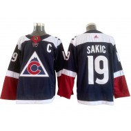 Colorado Avalanche #19 Joe Sakic Navy Alternate Jersey