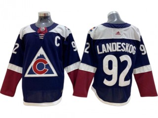 Colorado Avalanche #92 Gabriel Landeskog Navy Alternate Jersey