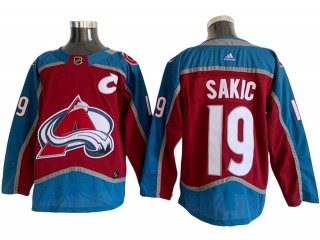 Colorado Avalanche #19 Joe Sakic Burgundy Home Jersey