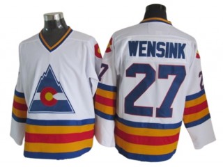 Colorado Avalanche #27 John Wensink 1980 Vintage CCM Jersey - Blue/White