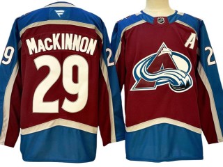 Colorado Avalanche #29 Nathan MacKinnon Burgundy 2024 Home Jersey