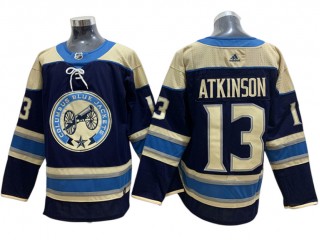 Columbus Blue Jackets #13 Cam Atkinson Navy Alternate Jersey