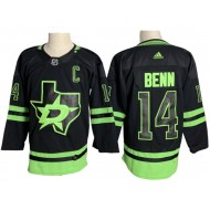 Dallas Stars #14 Jamie Benn Black Alternate Jersey