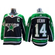 Dallas Stars #14 Jamie Benn Black Reverse Retro 2.0 Jersey