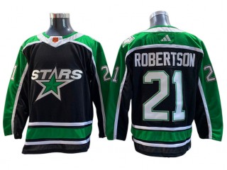 Dallas Stars #21 Jason Robertson Black Reverse Retro 2.0 Jersey