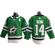 Dallas Stars #14 Jamie Benn Green Home Jersey