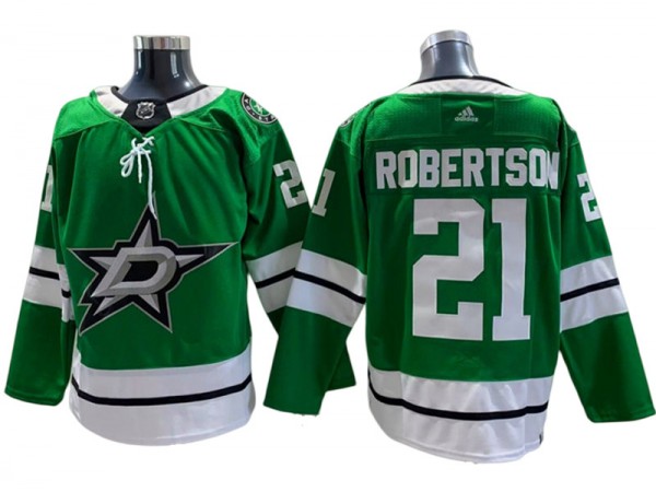 Dallas Stars #21 Jason Robertson Green Home Jersey