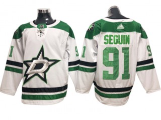 Dallas Stars #91 Tyler Seguin White Away Jersey