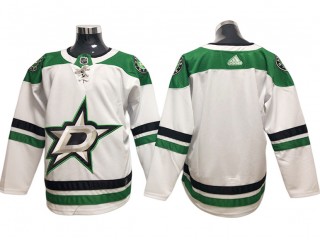 Dallas Stars Blank White Away Jersey