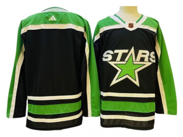 Dallas Stars Blank Black 2022/23 Reverse Retro Jersey