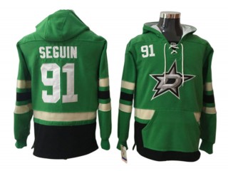 Dallas Stars #91 Tyler Seguin Green Hoodie 