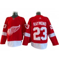 Detroit Red Wings #23 Lucas Raymond Red Jersey