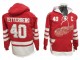 Detroit Red Wings #40 Henrik Zetterberg Hoodie - Red/White