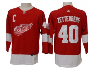 Youth & Women Detroit Red Wings #40 Henrik Zetterberg Red Home Jersey