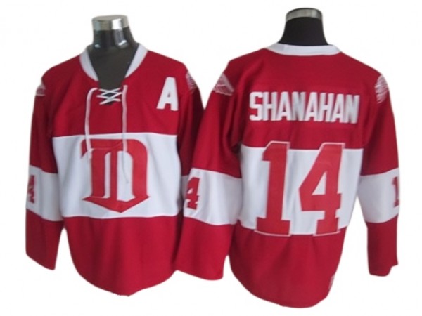 Detroit Red Wings #14 Brendan Shanahan 2009 Vintage CCM Jersey - Red