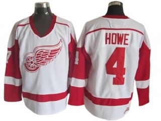 Detroit Red Wings #4 Syd Howe 2002 Vintage CCM Jersey - Red/White