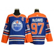 Edmonton Oilers #97 Connor McDavid Blue Hockey Jersey