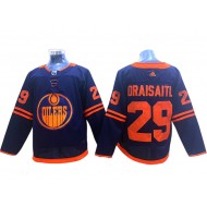 Edmonton Oilers #29 Leon Draisaitl Navy Alternate Jersey