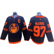 Edmonton Oilers #97 Connor McDavid Navy Alternate Jersey