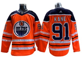 Edmonton Oilers #91 Evander Kane Orange Jersey